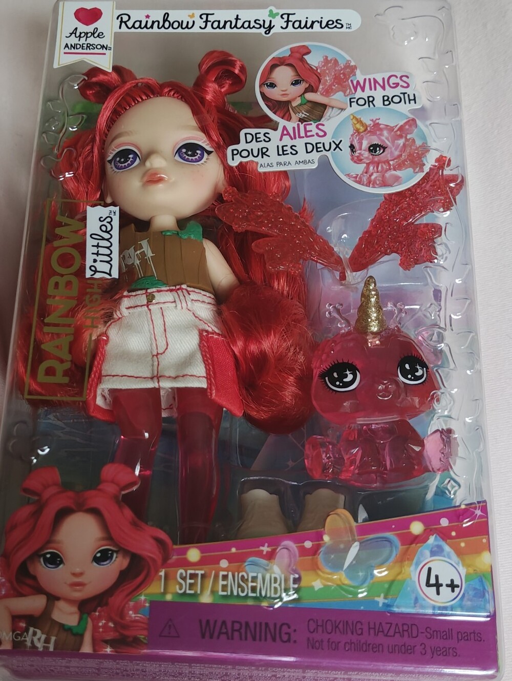 Rainbow Fantasy Fairies Apple Anderson  RB High Littles Doll Brand New Condition